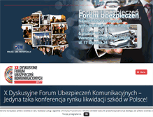 Tablet Screenshot of forumubezpieczen.com
